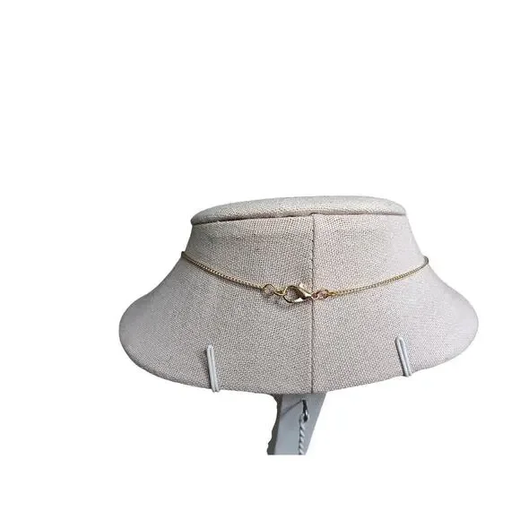 Authentic Louis Vuitton Brass Lock & Key Necklace on Gold Plated Chain - Picture 7 of 12